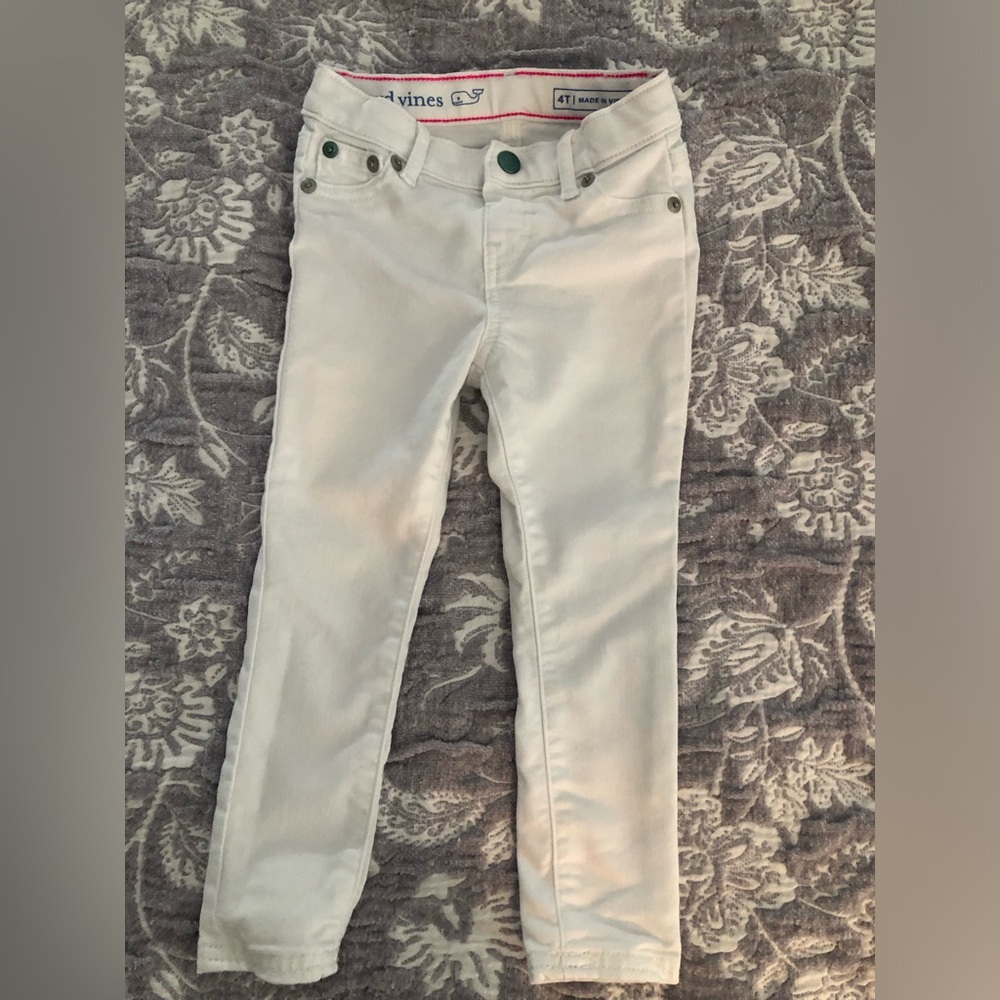 Vineyard Vines Kids White Jeans - Picture 4 of 4